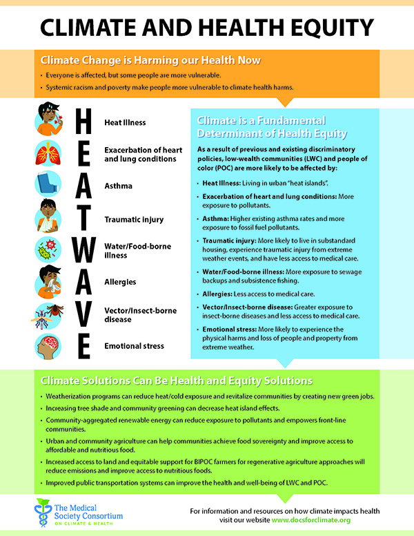 Climate and Health Equity Flyer